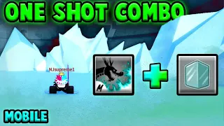 『Best Fruit Ice + Dragon Talon One shot combo』Mobile l Bounty hunt | Blox fruits update 17 part 3