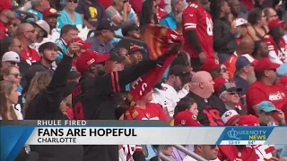 Panthers fans react to Matt Rhule firing