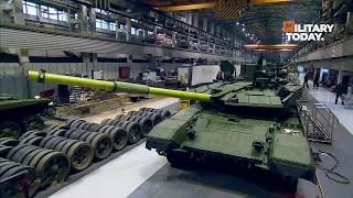 Terrifying !! Russian T-90M Tank Factory's Shocked The World
