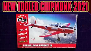 Airfix de Havilland Chipmunk T.10 1/48 Scale Model Kit Review New Tool 2021