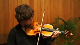 Igor Garcia - Manhattan School of Music - Pre-screening audition - Bach Sonata No 1 Fuga