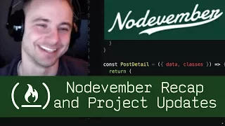 Nodevember Recap and Project Updates (P5D7) - Live Coding with Jesse