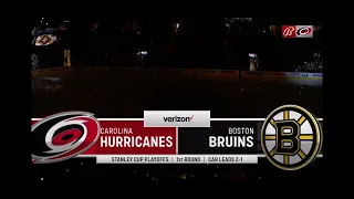 Bally Sports Southeast intro to the Stanley Cup Playoffs Round 1: CAR @ BOS game