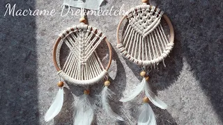 DIY Macrame Mini Dreamcatcher / 마크라메 미니 드림캐처