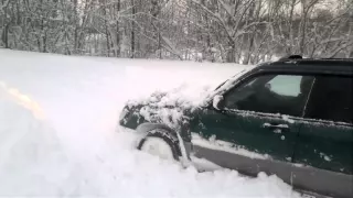 Subaru Forester vs Первый снег (Камчатка)