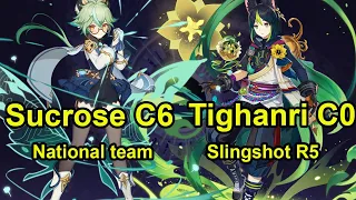 F2P Tighnari C0 SPread & Xiangling C6 National Spiral abyss 3.4 floor 12 Genshin Impact