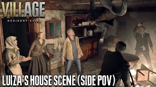 RESIDENT EVIL Village Luiza's House Scene in Third Person View (Side POV)