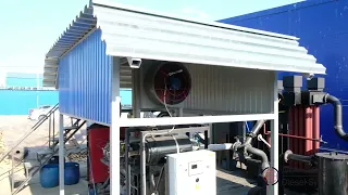 Газогенератор на древесной щепе и газопоршневая электростанция 150 кВт