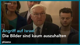 Statement Bundespräsident Steinmeier nach Treffen mit Mitgliedern der jüdischen Gemeinde