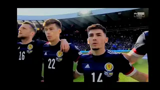 Scotland National Anthem (vs Ukraine) - FIFA World Cup 2022 qualifying