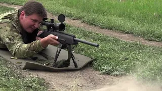 Loading A Rifle And Shooting Stock Video
