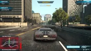 Need For Speed Most Wanted Gameplay *6 Pc 2012 Ford GT Most Wanted Boss