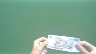 🌊ПЕРВЫЕ БУМАЖНЫЕ ДЕНЬГИ НА ДНЕ МОРЯ / НАШЁЛ ТРУСЫ!!!