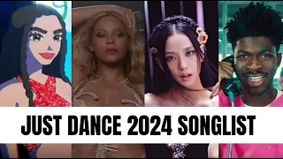 JUST DANCE 2024 SONGLIST [FANMADE]