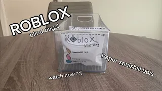 Roblox Paper Squishy Blind Bags :D click here for a cookie