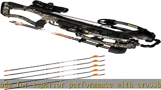 Barnett CROSSBOWS Hyper Whitetail 410 Crossbow Package with Illuminated Scope, Quiver, Two 22" Hype