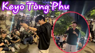 KEYO Hát Live Hit " Tòng Phu " như Nuốt Đĩa ở Bùi Viện