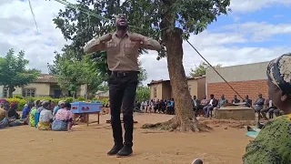 Rev Alexander Kambiri preaching at the funeral his uncle in Mitundu- Lilongwe