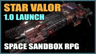 STAR VALOR: Launches Out of Early Access - The First Hour in Hardcore Mode - Indie Space Sandbox RPG