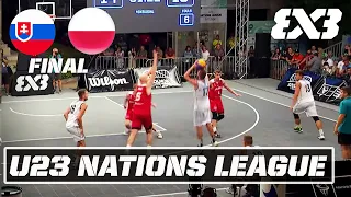 Slovakia vs Poland | Men's Final - Full Game | FIBA 3x3 U23 Nations League 2021 - Europe 1 | Stop 6