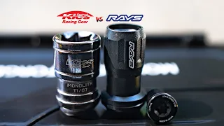 Project Kics Monolith T1/07 vs RAYS Formula Nut FN-II [JDM Lug Nut Comparison]