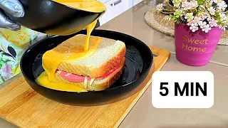 Perfect toast recipe in 5 minutes❗ Useful and very tasty❗