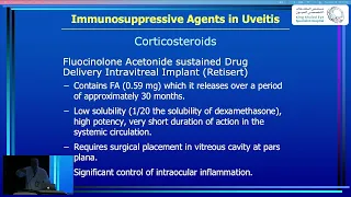 Medical Treatment of Uveitis