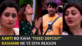 Aarti Called 'FD' | Shefali Argues With Asim | Sidharth Lashes Out at Asim | Bigg Boss 13 Latest