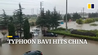 Typhoon Bavi weakens after causing heavy rain and floods landing in North Korea and China