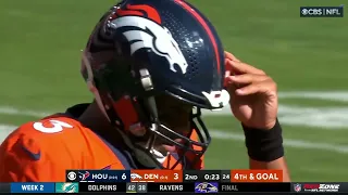 Russell Wilson & Broncos get booed after terrible 1st half