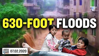 Floods in China Reach Biblical Proportions; Why Would TikTok Spy On Americans | Crossroads | Joshua