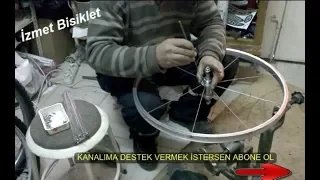 Bisiklet jant Örme Tekniği Detaylı Anlatım ! Bicycles Wheel Build