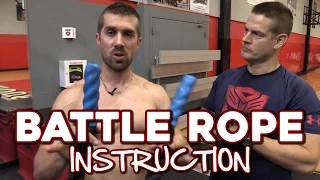 Battle Rope Training Exercises and Workouts for Strength & Conditioning