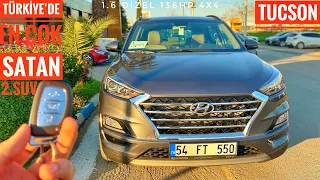 TÜRKİYEDE EN ÇOK SATAN 2.SUV HYUNDAİ TUCSON | VİRAJLARDA ZORLADIM | 1.6 DİZEL 136HP 4x4 ELİTE