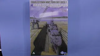 Sprue Review Takom 1/700 USS Frank Knox and Charlestown Dry Dock 1