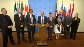 Sweden, Netherlands, and others on the Syria - Media Stakeout (17 October 2018)