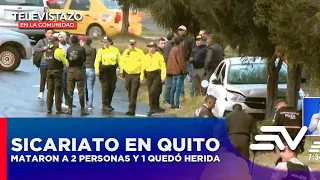 Sicarios mataron a dos personas y una quedó herida en la capital | Televistazo en la Comunidad Quito