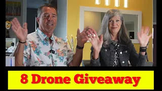 Celebrating 8,000 Subscribers! Giving Away 8 Drones! HS720G, Bwine F7 Mini, Ruko U11, HS430 & 6 more