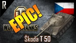 ► World of Tanks - Epic Games: Škoda T 50 [11 kills, 7022 dmg]
