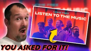 Saucey Reacts | Home Free - Listen To The Music | Those Ruppster Drums Though!!