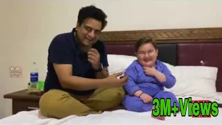 Sajjad Jani With Cute Ahmad Shah - Sajjad Jani Urdu Official