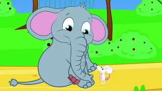 L'Elephant et la Souris | comptine éducative originale avec les P'tits z'Amis