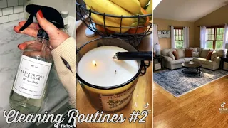 Home Cleaning Routines ASMR Satisfying TikTok Compilation #2 🕯