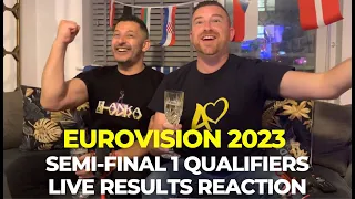 Eurovision 2023: Semi-Final 1 Qualifiers - Live Results Reaction