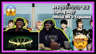 BTS (방탄소년단) '봄날 (Spring Day)' Official MV + Explained  [Brothers React]