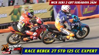 RACE Bebek 2T Std 125 cc EXPERT❗️Matapanah Cup Race Seri 2 GBT Surabaya 2024