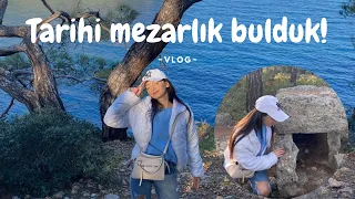 ANTALYA CENNET KOYU’NA GİTTİM / Tarihi mezarlar bulduk! #vlog #antalya