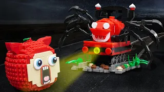 Lego Choo-Choo Charles: Escape from scary Train Monsters | Lego stop motion animation