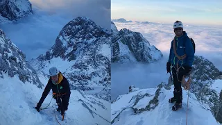 IM HERZEN DER KALTFRONT // Bei -19°C auf die Alpspitze ohne Ski // Wie schwer ist es ohne Erfahrung?