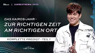 Das Kairos-Jahr – zur richtigen Zeit am richtigen Ort (Teil 1) – Joseph Prince I New Creation TV dt.